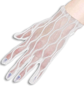 Spitzenhandschuhe weiß