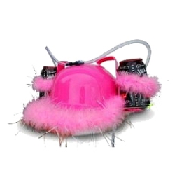 Der Schrille Saufhelm in pink