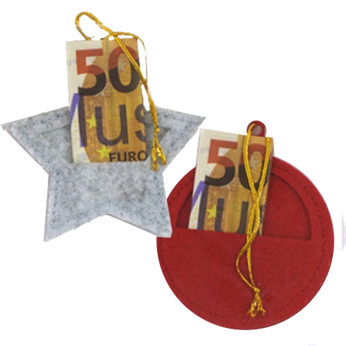 Geschenkbote aus Filz