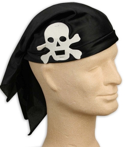 Coole Mütze für unsere Piratenkostüme- und Shirtmotive.<br><br>Material: 100% Polyester<br><br>Standardgröße 58