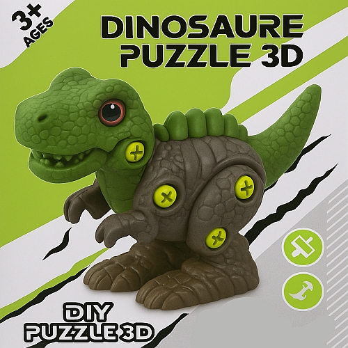 3D Dino Puzzle