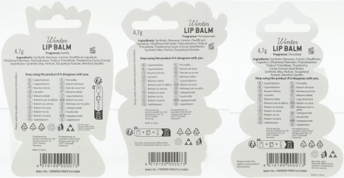 Winterlicher Lippenbalsam
