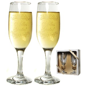 Elegantes Sektglas-Set  mit  