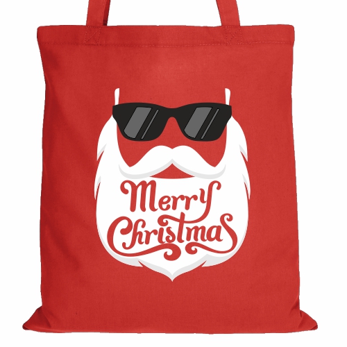 Baumwolltasche Cool Santa