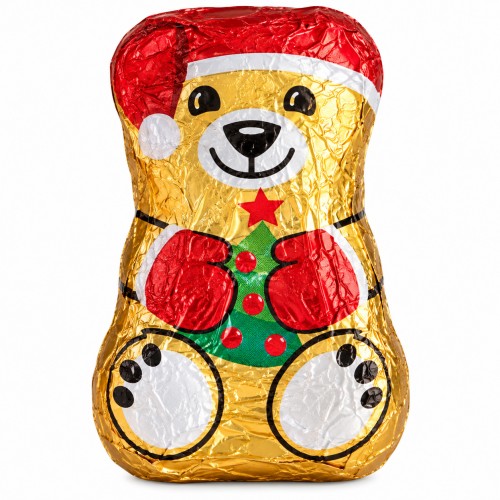Weihnachtliche Schoko-Goldb�ren