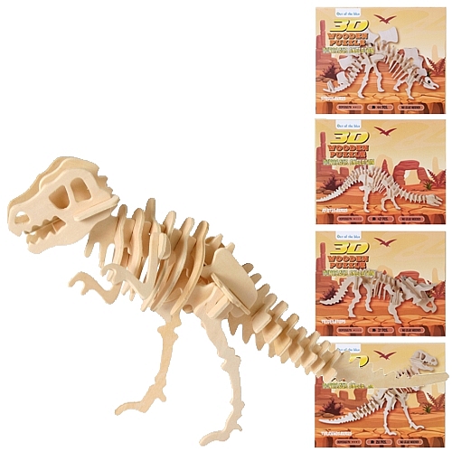 3D Holzpuzzle Dinosaurierskelett