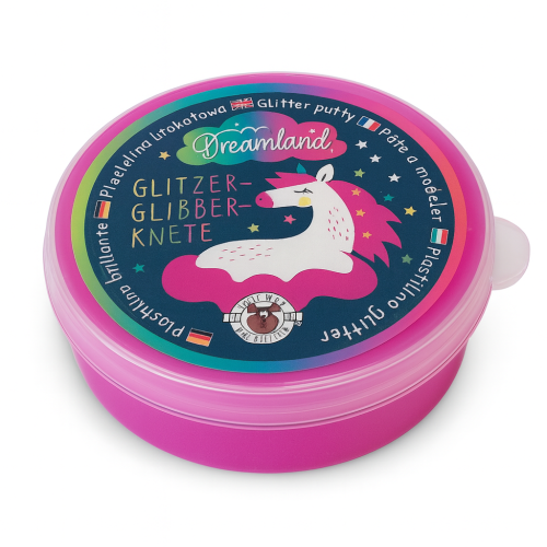 Einhorn Glitzer Glibber Knete