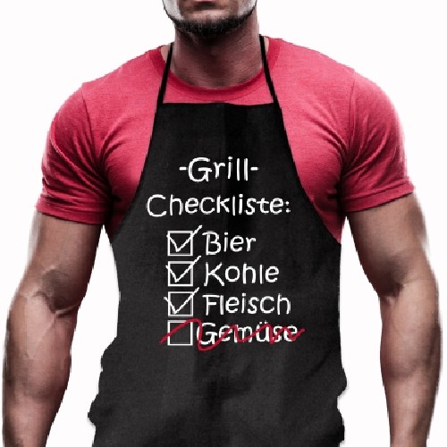 Grillsch�rze - Checkliste