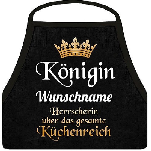 Kochsch�rze K�nigin vom K�chenreich