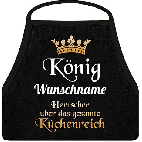 Kochsch�rze K�nig vom K�chenreich