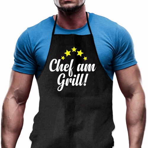 Grillsch�rze - Chef am Grill