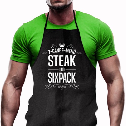 Grillsch�rze - 7 G�nge Men�