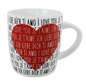Tasse ICH LIEBE DICH in verschiedenen Sprachen