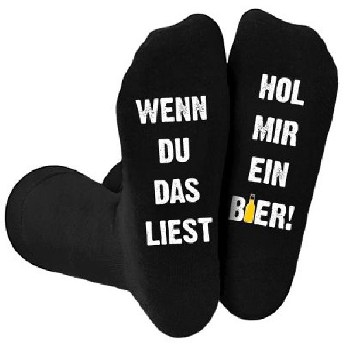 Sockenpaar Hol mir ein Bier
