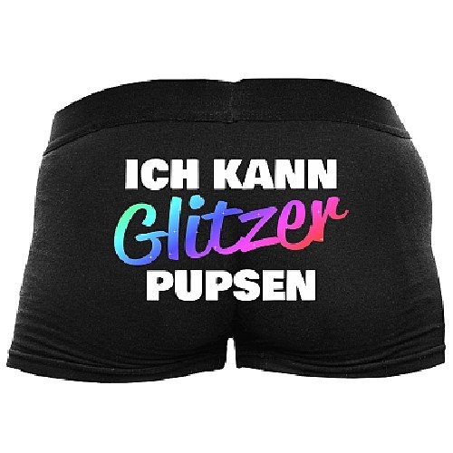 Boxershorts Ich kann Glitzer pupsen