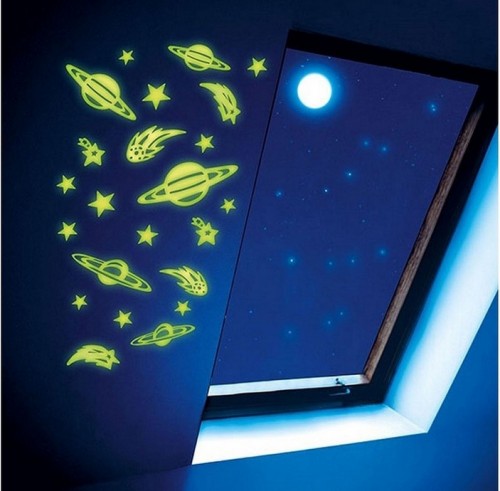 Leuchtende Weltraumfiguren - Glow in the Dark