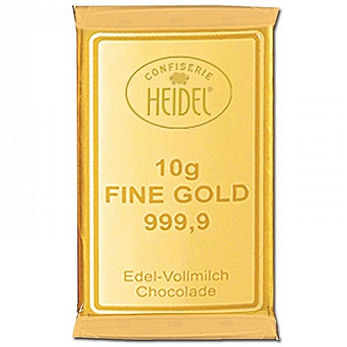 Gold-Tfelchen Schokolade