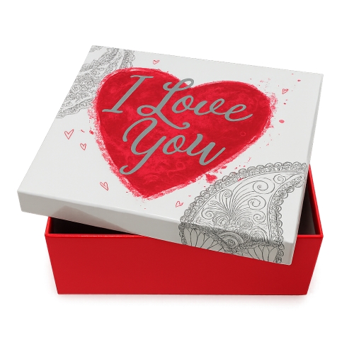 Geschenkkarton I Love You