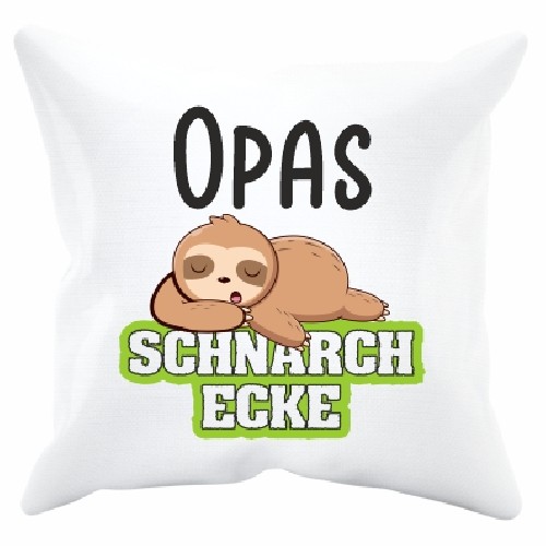 Kissen Wei - Opas Schnarchecke