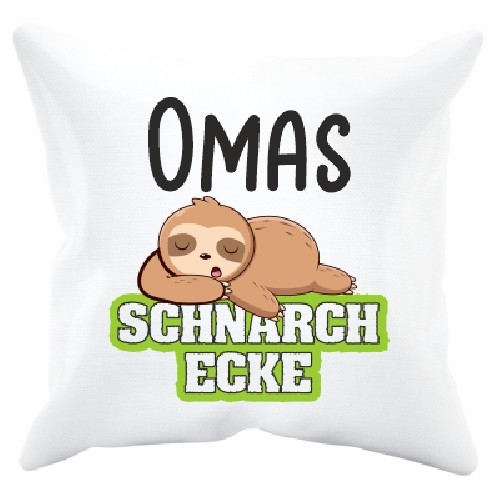 Kissen Wei - Omas Schnarchecke