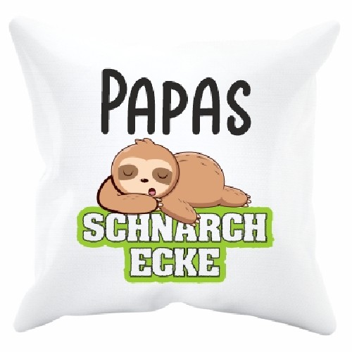 Kissen Wei - Papas Schnarchecke