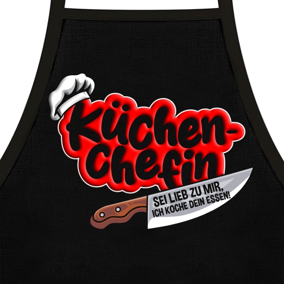 Koch- und Backsch�rze - K�chenchefin