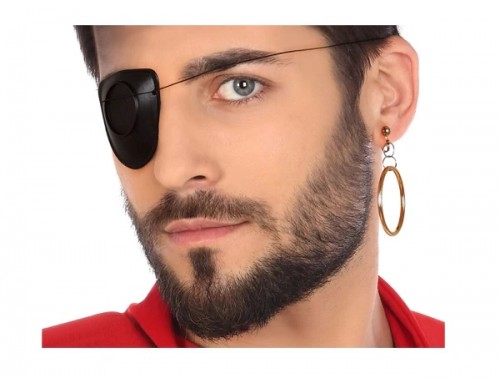 Piraten-Set mit Augenklappe & Ohrring