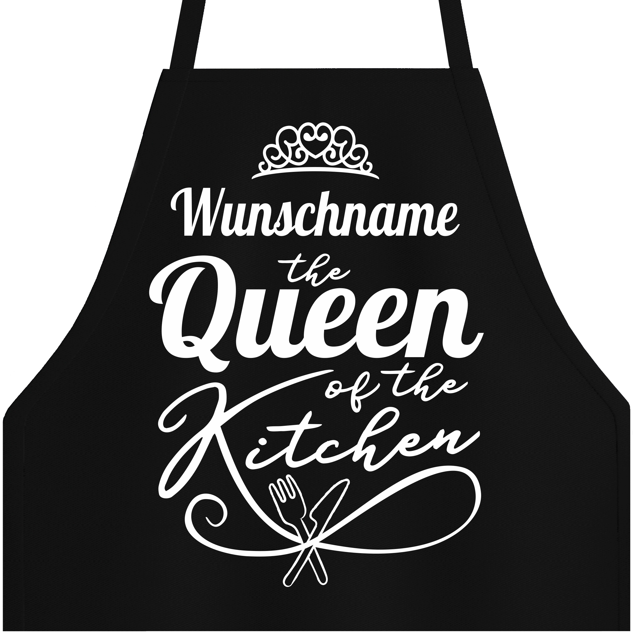 Grill- und Kochsch�rze - Queen of the Kitchen mit Wunschname