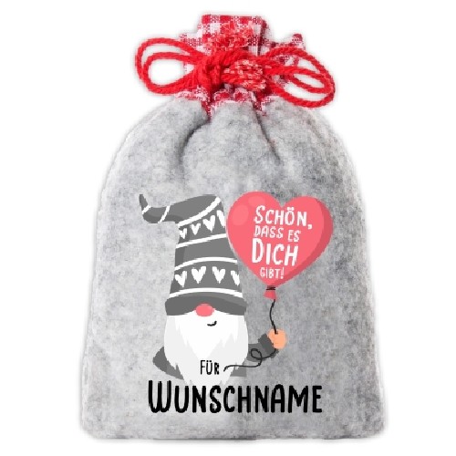 Nikolauss�ckchen Romantischer Wichtel mit Wunschnamen