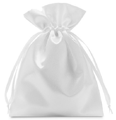 Satinbeutel Wei� (10 x 15 cm)