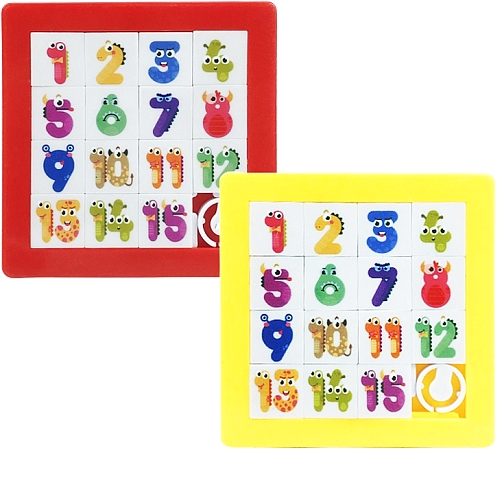 Schiebepuzzle mit Zahlen