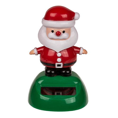 Tanzender Solar-Weihnachtsmann