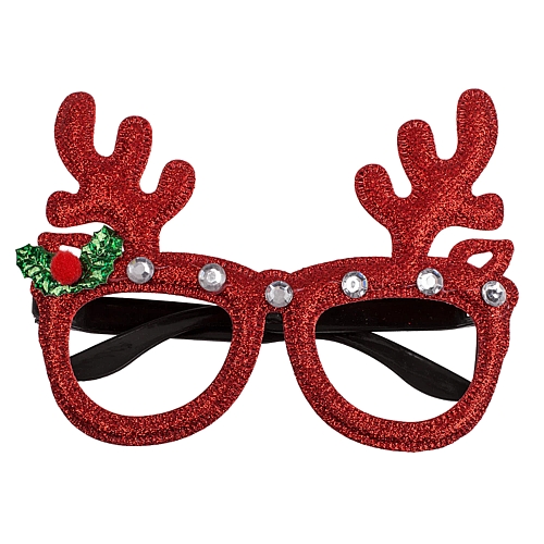 Weihnachtliche Spa�brille in 6 Motiven