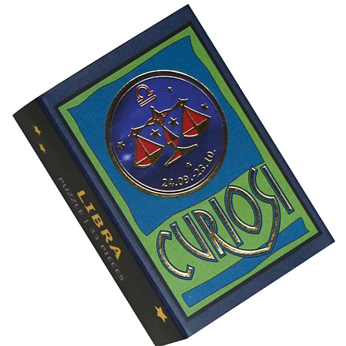 Metallic Sternzeichenpuzzle Waage