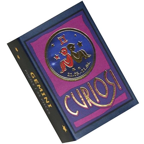 Metallic Sternzeichenpuzzle Zwilling