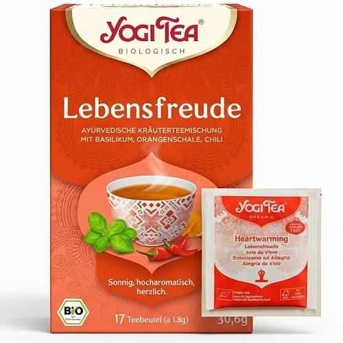Ayurwedischer Yogi Lebensfreude Tee