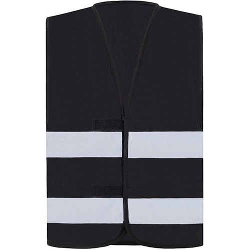 Schwarze Warnweste