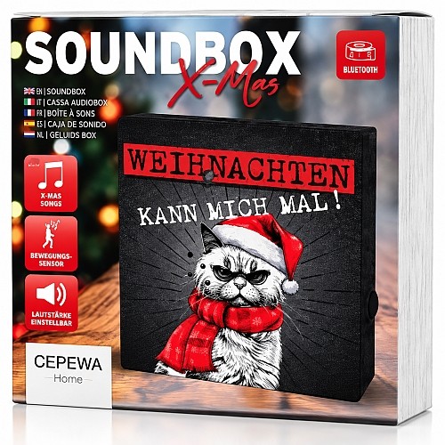 Lustige Soundbox mit Bewegungsmelder