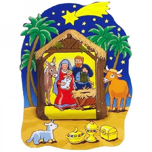 Schoko Weihnachtskrippe