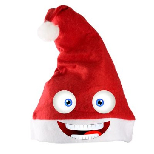 Weihnachtsmtze Crazy Face