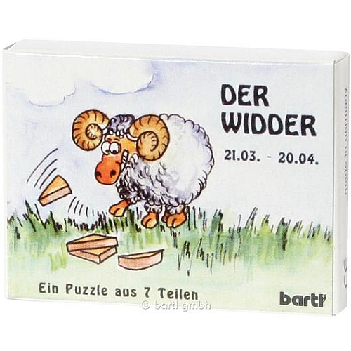 Mini Sternzeichen Puzzle Widder