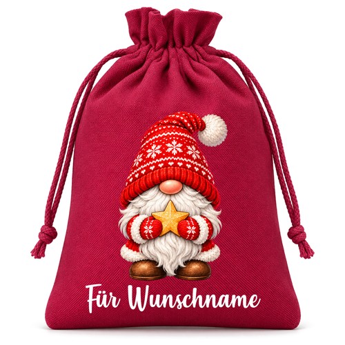 Nikolauss�ckchen Strahlender Wichtel mit Wunschnamen