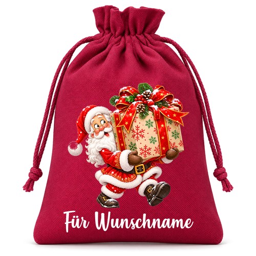 Nikolauss�ckchen Flei�iger Weihnachtsmann mit Wunschnamen