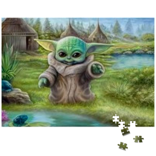 Star Wars Mandalorian Grogu Puzzle - 1000 Teile