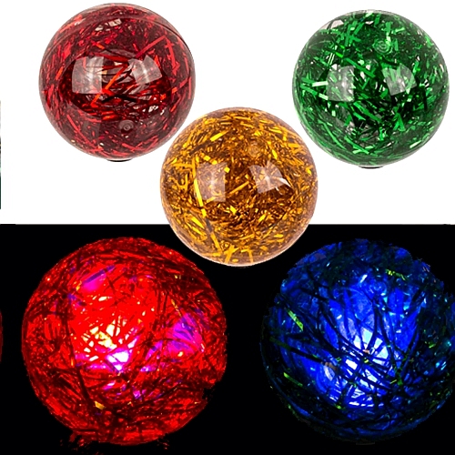 LED Glitzer-Flummi