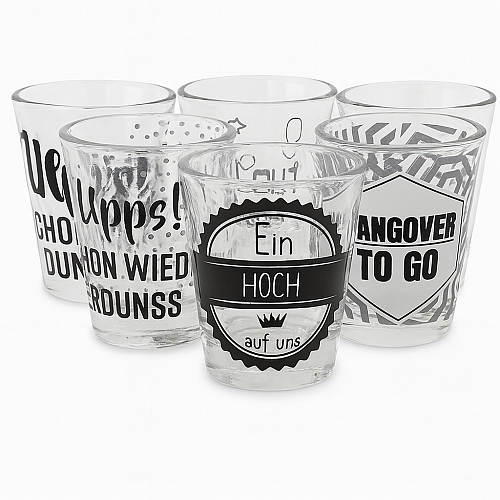 Lustiges Schnapsglas