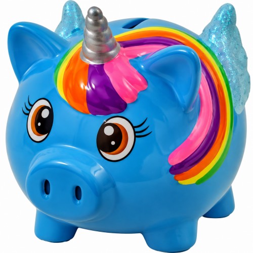 Einhorn-Spardose mit Schloss