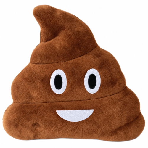 Emoticon Kackhaufen aus Pl�sch
