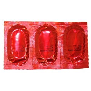 Kondome mit Noppen:
<br>
<br>- genoppt
<br>- naturfarben
<br>- aus Naturkautschuklatex
<br>- mit Reservoir
<br>- glatt
<br>- mit Gleitmittel
<br>- 52 mm breit