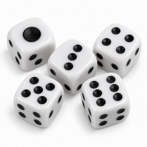 Mini W�rfel Set (5 W�rfel je 15 x 15 mm)